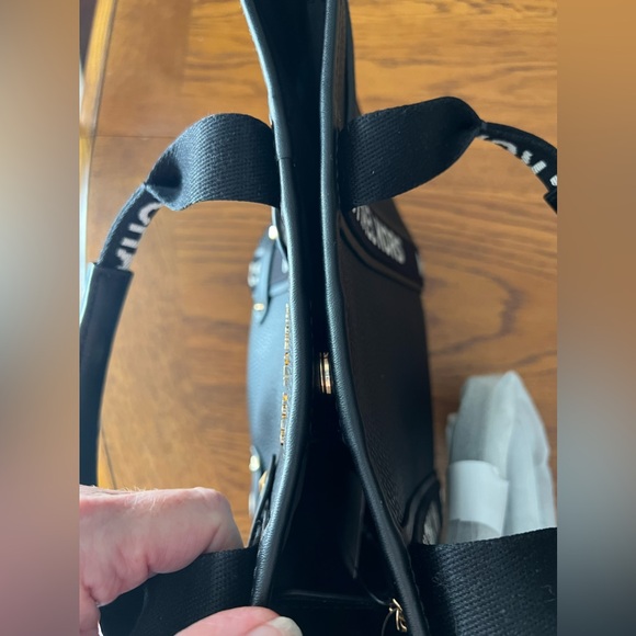 Black Michael Kors Maeve Small Convertible Open Tote in Black NWT - Picture 15 of 16